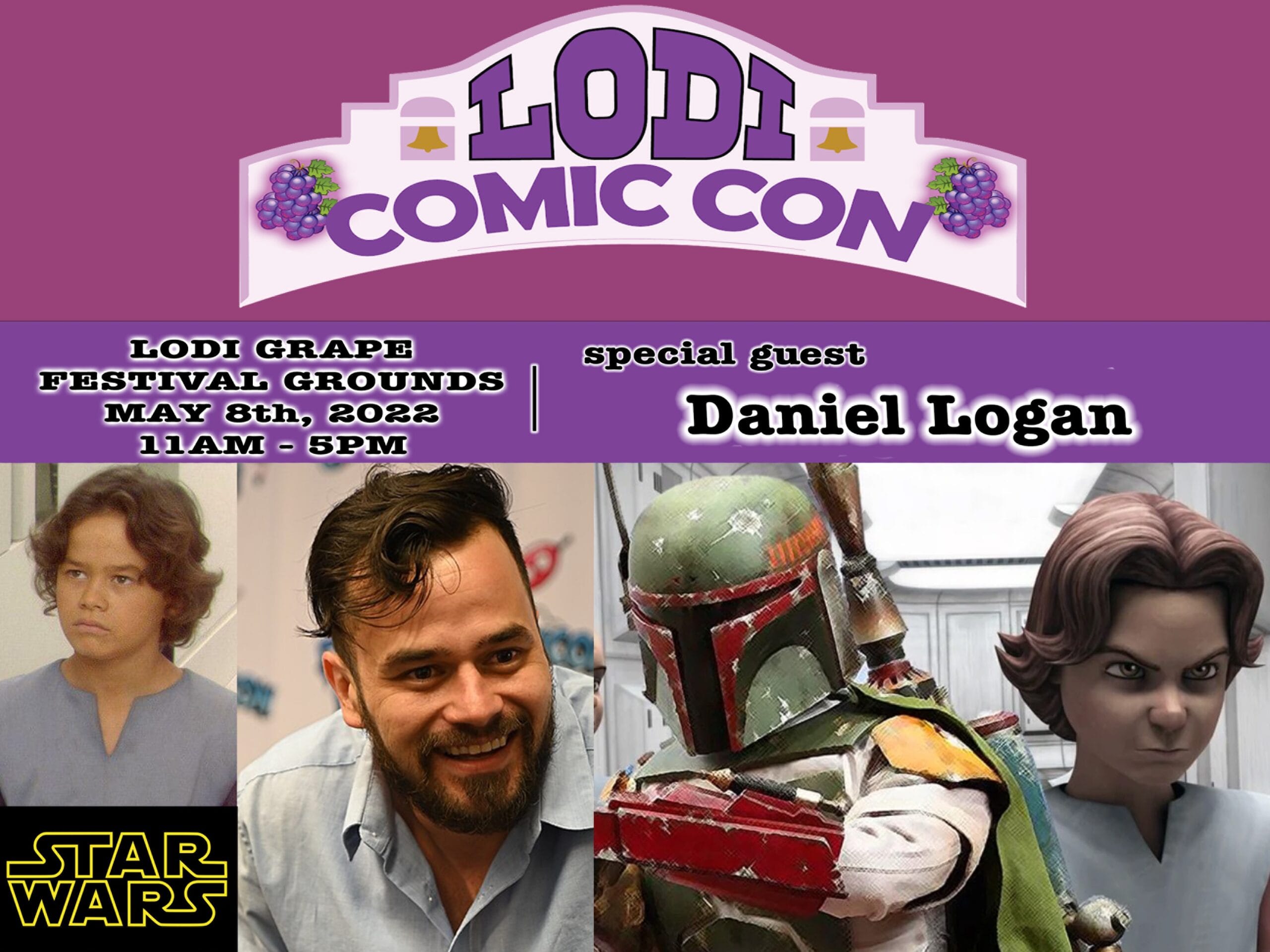 Daniel Logan Lodi Comic Con Boba Fett Fan Club