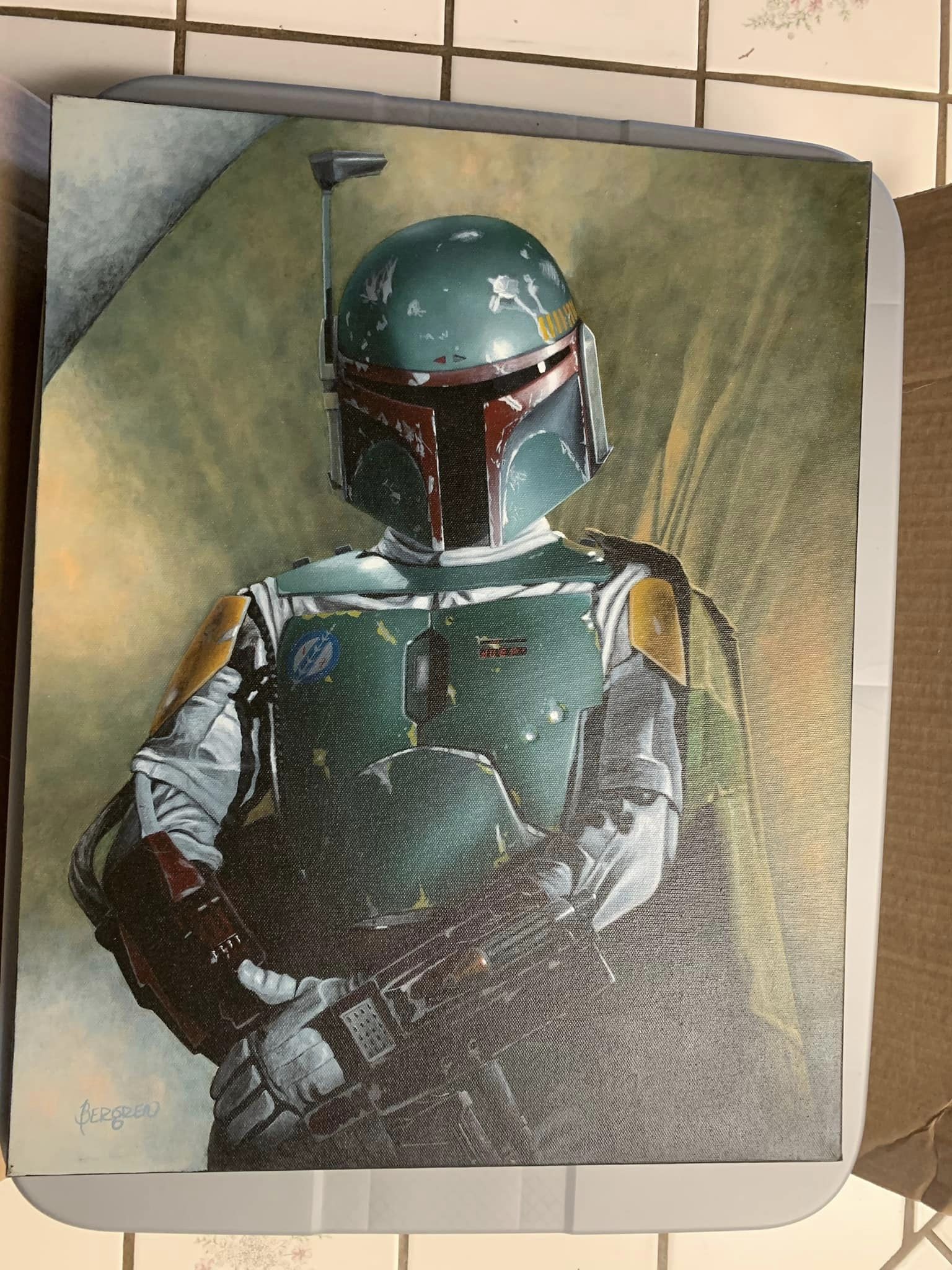 Boba Fett By Dan Bergren - Image Galleries - Boba Fett Fan Club