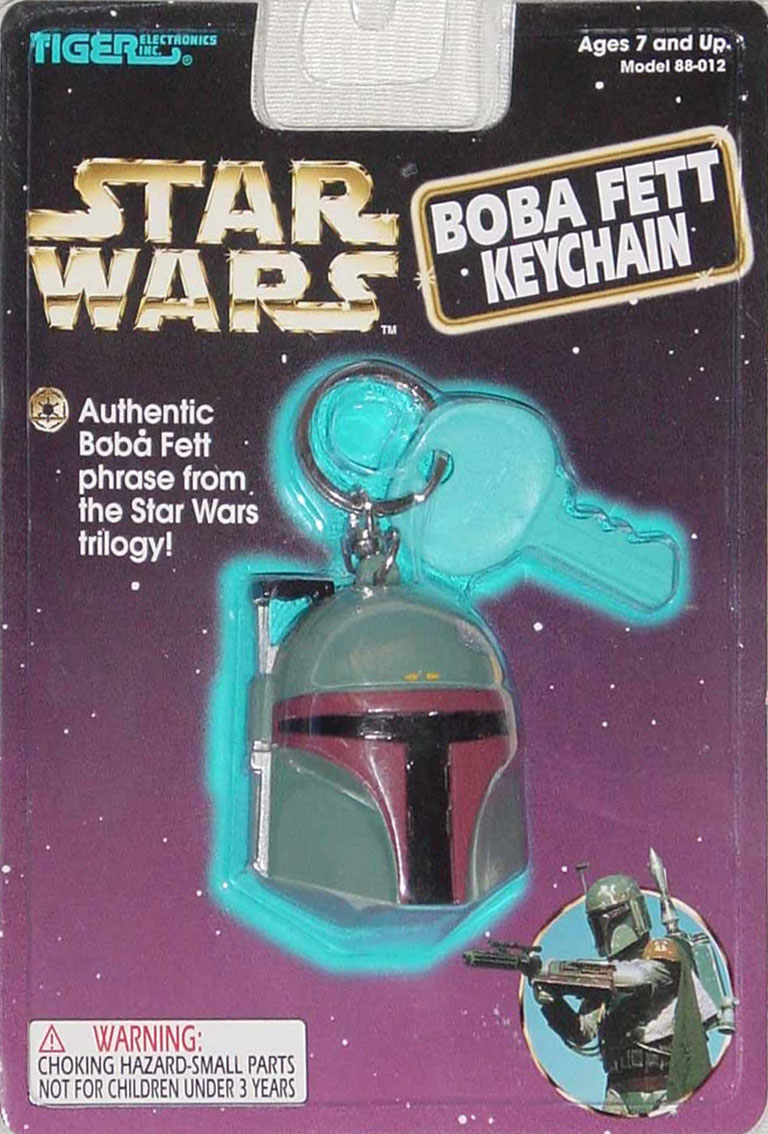 Star Wars Boba Fett Badge Keychain