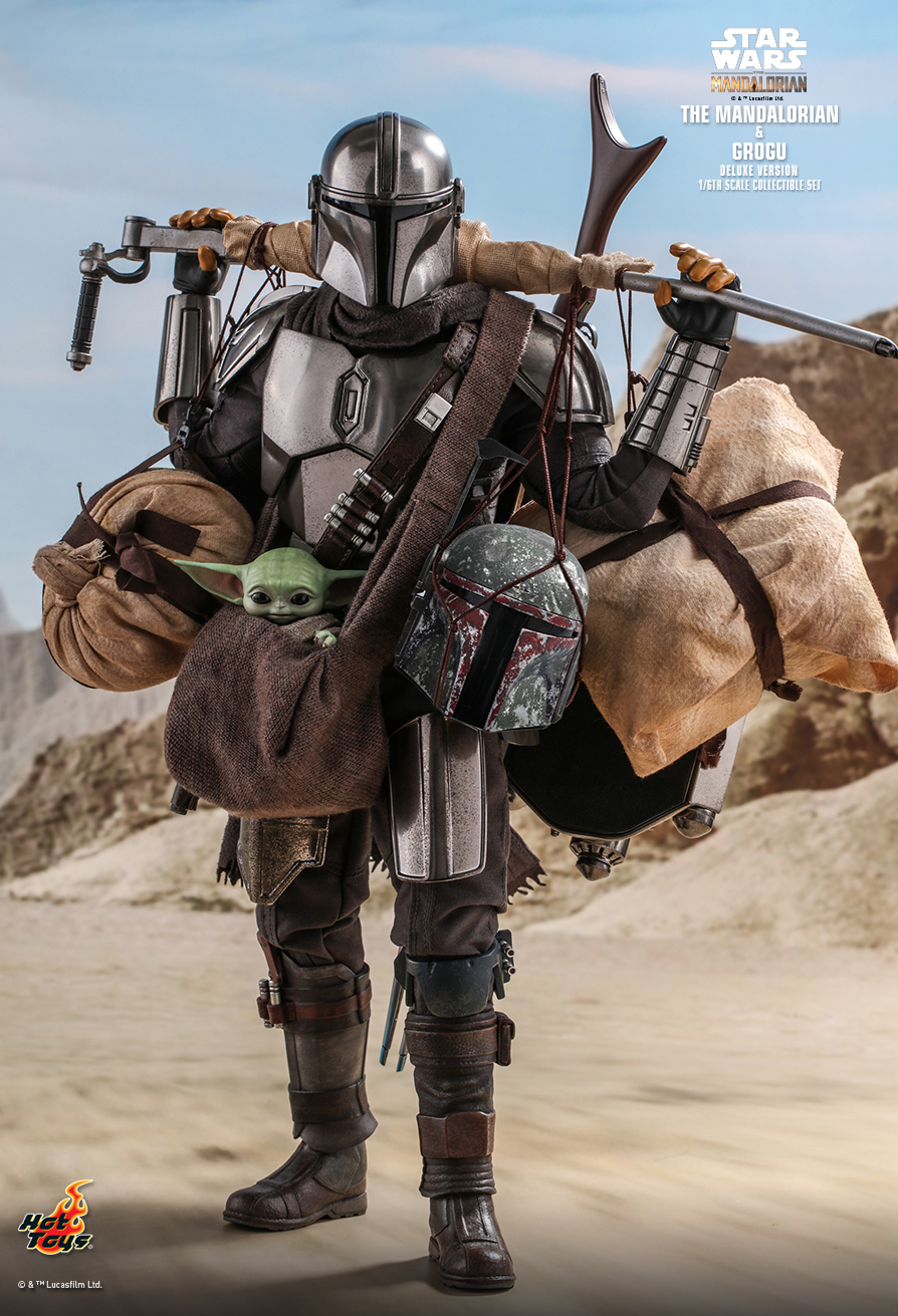 Hot Toys 1/6 Scale Din Djarin with Grogu (Deluxe Version) - Boba Fett ...