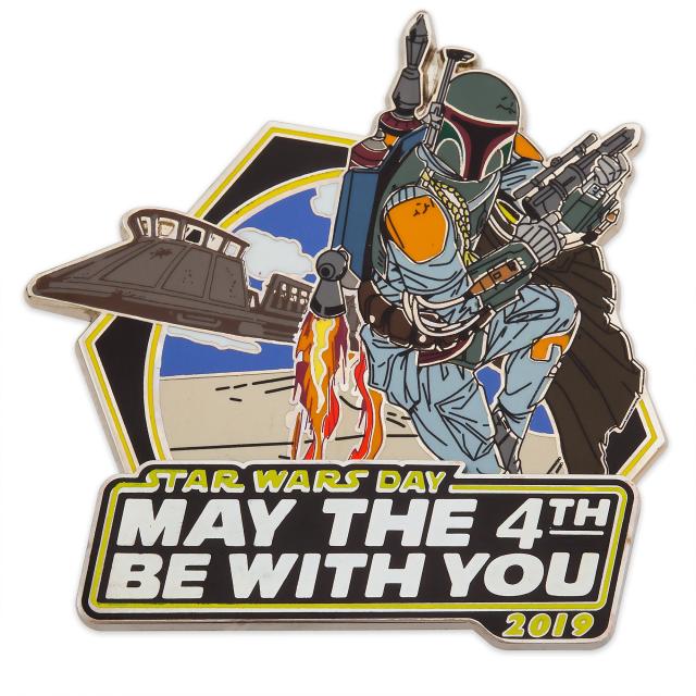 Disney "May The 4th Be With You" Pin (2019) Boba Fett Collectibles