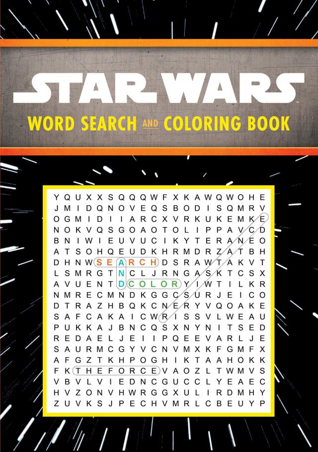 Star Wars Word Search and Coloring Book Boba Fett Collectibles