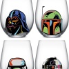 JoyJolt Star Wars Cosmic Color Drinking Glasses