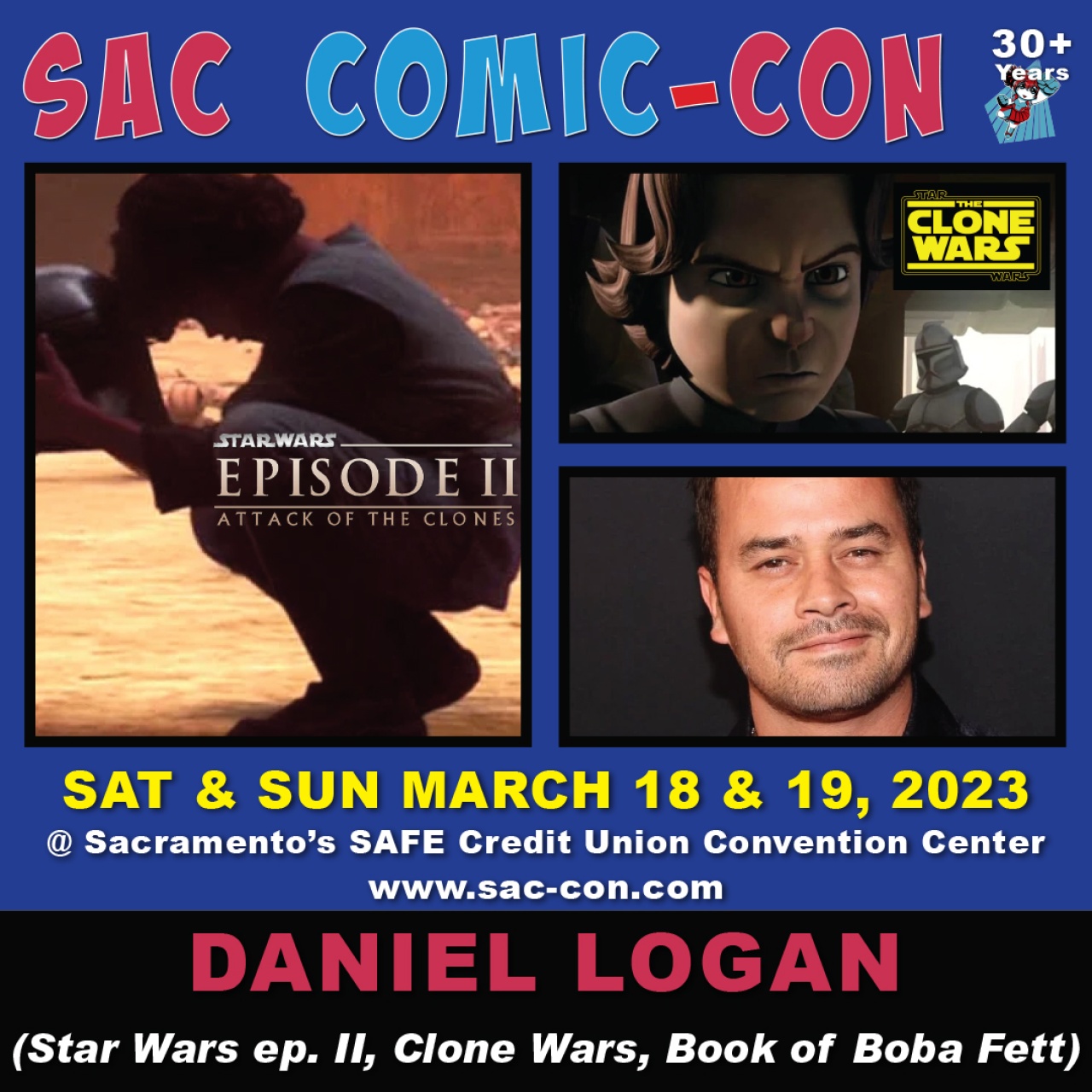 Daniel Logan Sac ComicCon Boba Fett Fan Club